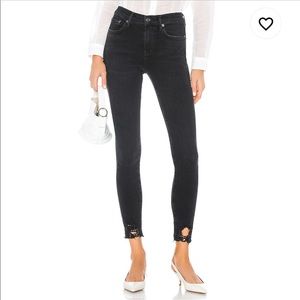 AGOLDE Sophie highwaist skinny ankle jeans